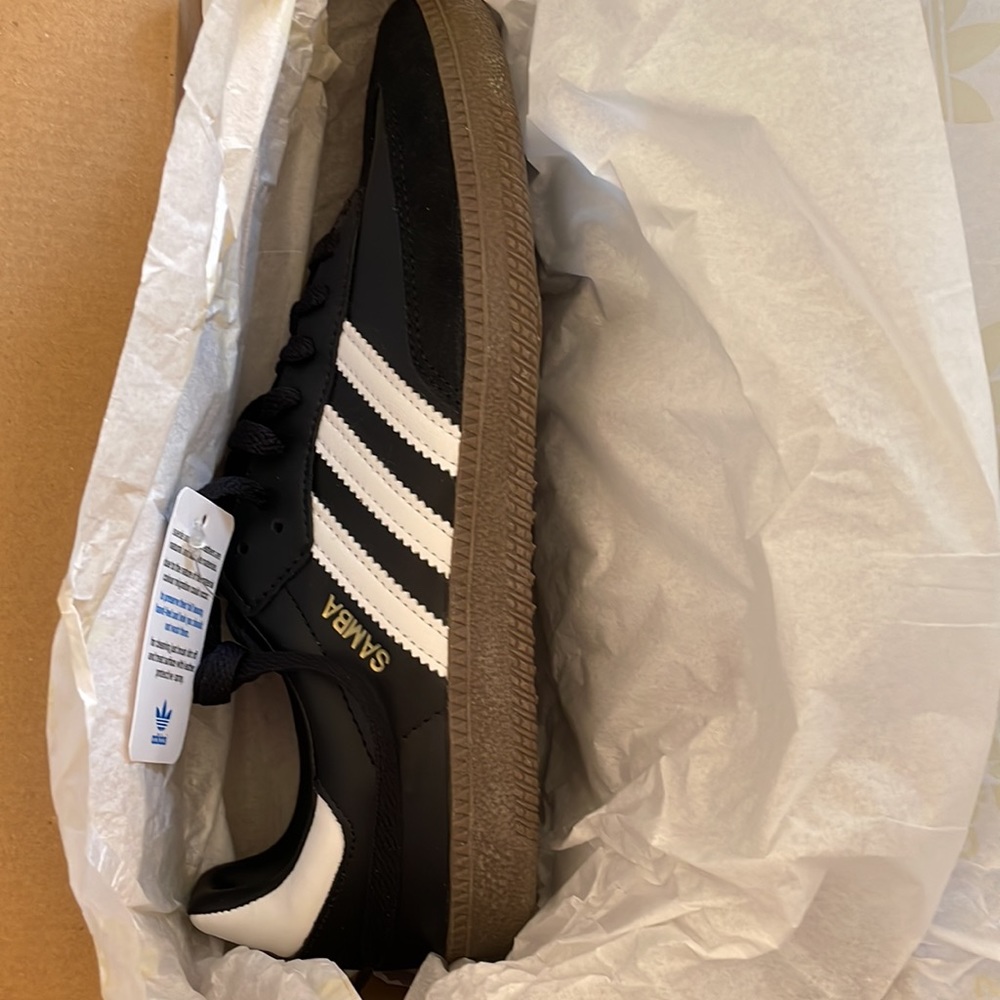 Adidas Samba Originals Shoes Black White G17100 8 - Picture 6 of 8
